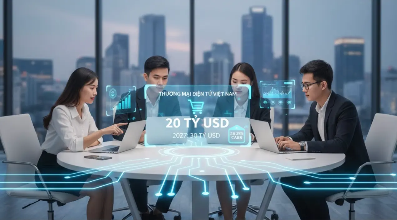 tăng trưởng nhu cầu tuyển ng&agrave;nh thương mại điện tử